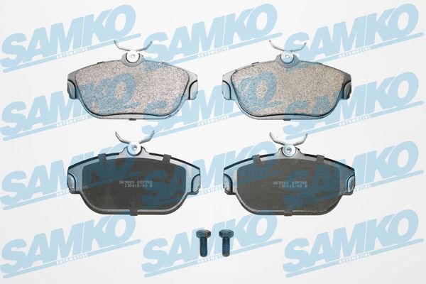 Комплект гальмівних накладок, дискове гальмо SAMKO 5SP382