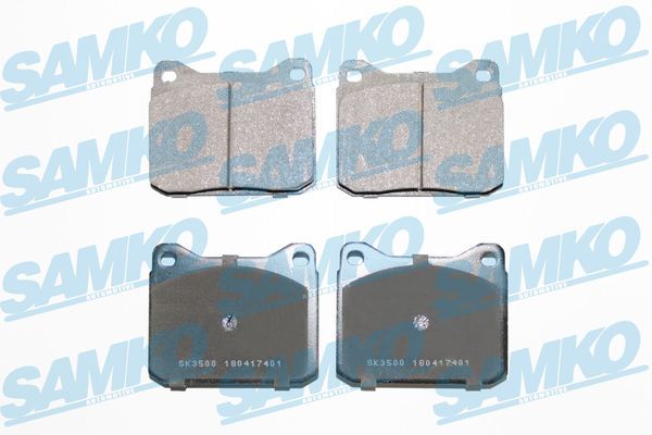 Комплект гальмівних накладок, дискове гальмо SAMKO 5SP401