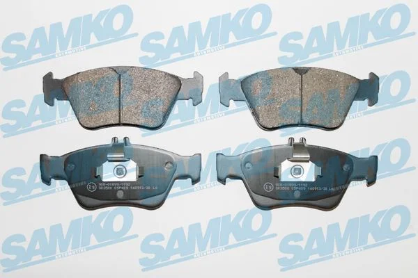 Stabdžių trinkelių rinkinys, diskinis stabdys SAMKO 5SP409