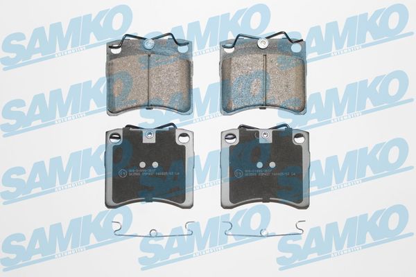 Комплект гальмівних накладок, дискове гальмо SAMKO 5SP437