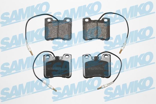 Комплект гальмівних накладок, дискове гальмо SAMKO 5SP444