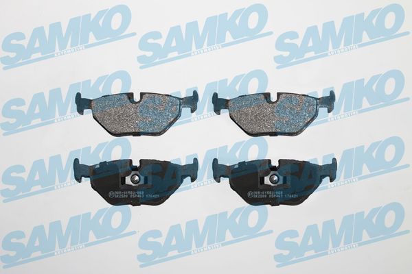 Brake Pad Set, disc brake SAMKO 5SP463