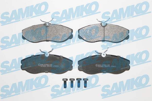 Комплект гальмівних накладок, дискове гальмо SAMKO 5SP470