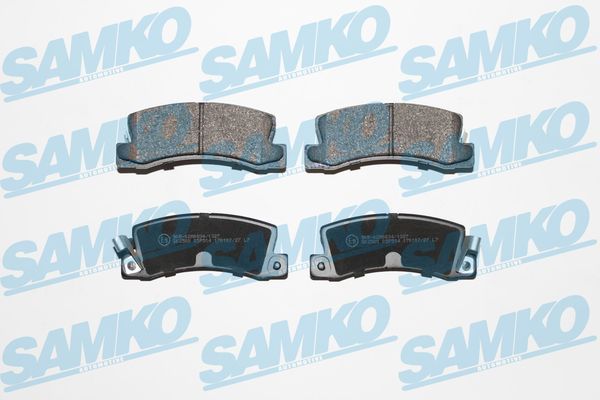 Комплект гальмівних накладок, дискове гальмо SAMKO 5SP514