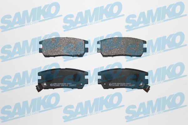 Brake Pad Set, disc brake SAMKO 5SP518