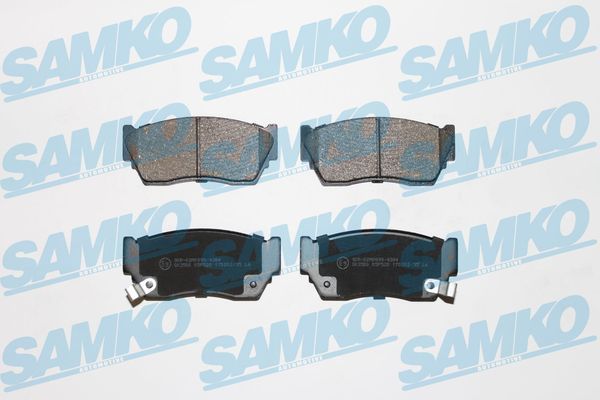 Комплект гальмівних накладок, дискове гальмо SAMKO 5SP520