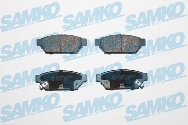 Комплект гальмівних накладок, дискове гальмо SAMKO 5SP547