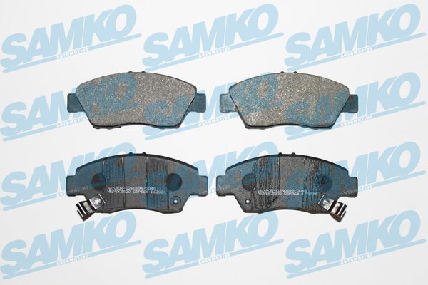 Комплект гальмівних накладок, дискове гальмо SAMKO 5SP564