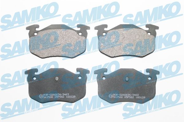 Brake Pad Set, disc brake SAMKO 5SP582