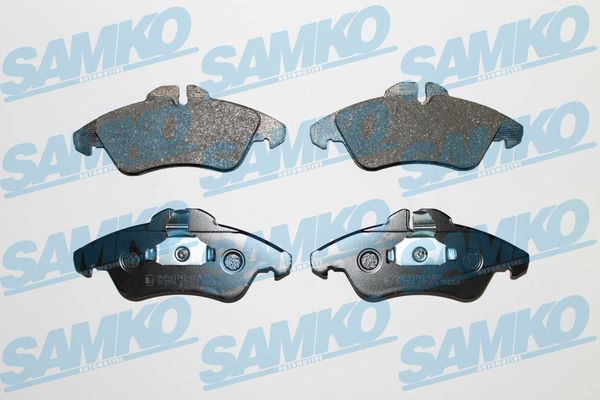Комплект гальмівних накладок, дискове гальмо SAMKO 5SP608