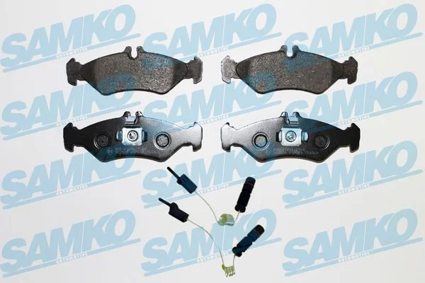Stabdžių trinkelių rinkinys, diskinis stabdys SAMKO 5SP609A