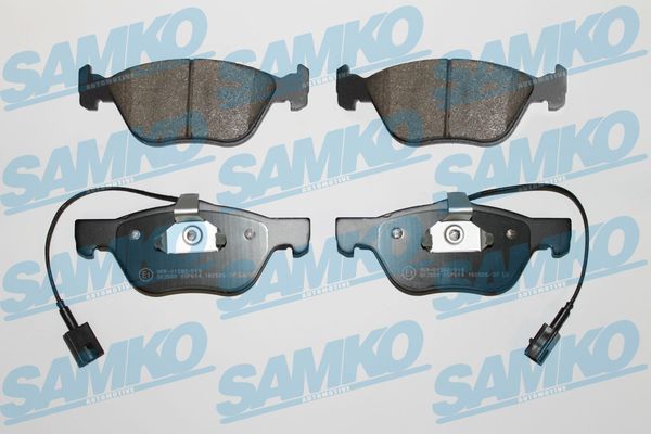 Комплект гальмівних накладок, дискове гальмо SAMKO 5SP614