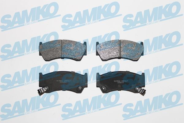 Brake Pad Set, disc brake SAMKO 5SP617