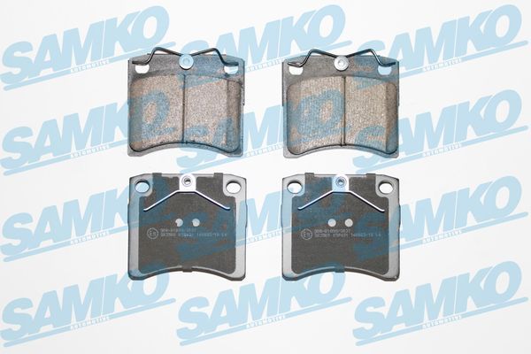 Комплект гальмівних накладок, дискове гальмо SAMKO 5SP631