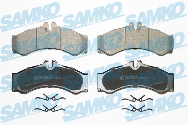Stabdžių trinkelių rinkinys, diskinis stabdys SAMKO 5SP633