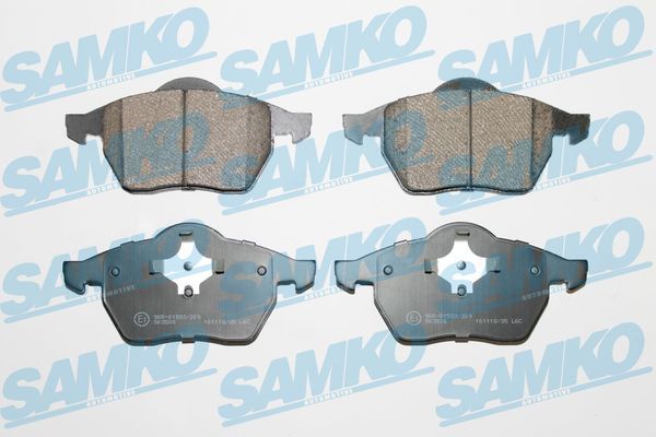 Комплект гальмівних накладок, дискове гальмо SAMKO 5SP639