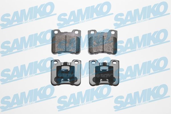 Комплект гальмівних накладок, дискове гальмо SAMKO 5SP643