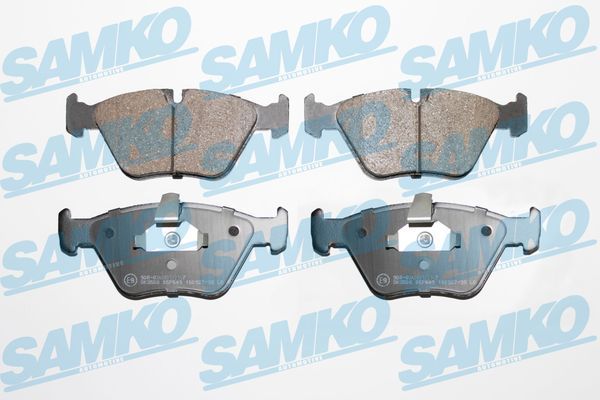 Комплект гальмівних накладок, дискове гальмо SAMKO 5SP649