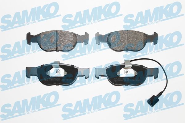 Комплект гальмівних накладок, дискове гальмо SAMKO 5SP652