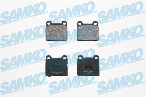 Комплект гальмівних накладок, дискове гальмо SAMKO 5SP659