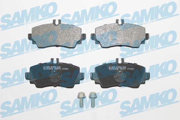 Комплект гальмівних накладок, дискове гальмо SAMKO 5SP671