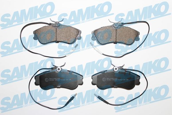 Комплект гальмівних накладок, дискове гальмо SAMKO 5SP683