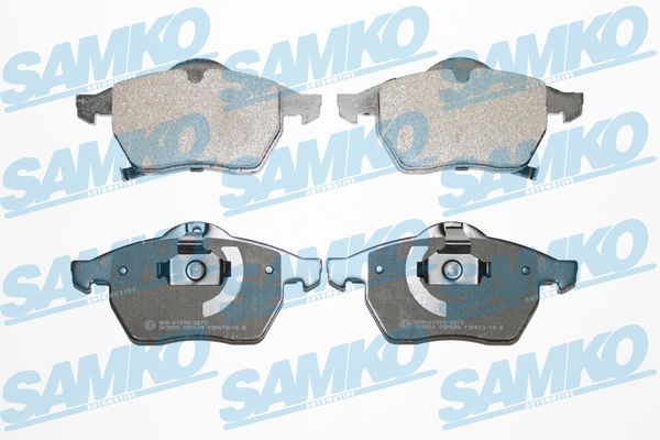 Комплект гальмівних накладок, дискове гальмо SAMKO 5SP689