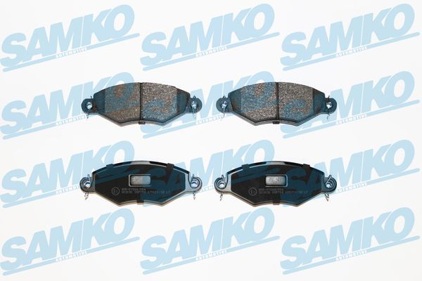 Brake Pad Set, disc brake SAMKO 5SP708