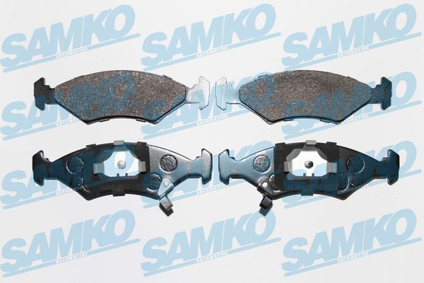 Комплект гальмівних накладок, дискове гальмо SAMKO 5SP737