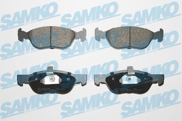 Комплект гальмівних накладок, дискове гальмо SAMKO 5SP740