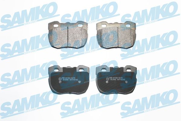 Brake Pad Set, disc brake SAMKO 5SP742