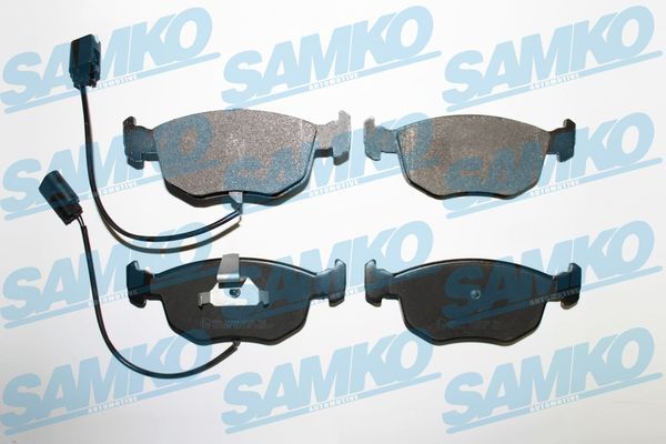 Комплект гальмівних накладок, дискове гальмо SAMKO 5SP745