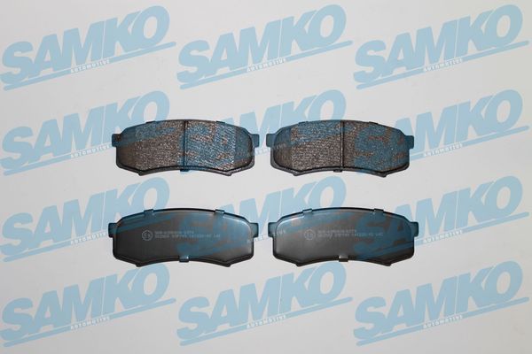 Комплект гальмівних накладок, дискове гальмо SAMKO 5SP749