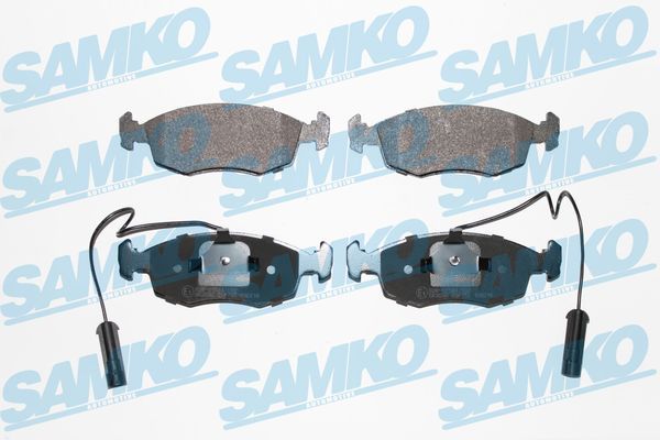 Комплект гальмівних накладок, дискове гальмо SAMKO 5SP755