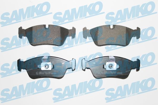 Комплект гальмівних накладок, дискове гальмо SAMKO 5SP757
