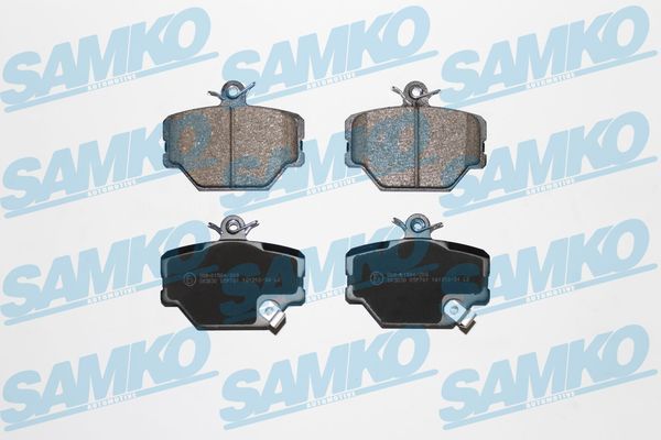 Комплект гальмівних накладок, дискове гальмо SAMKO 5SP761