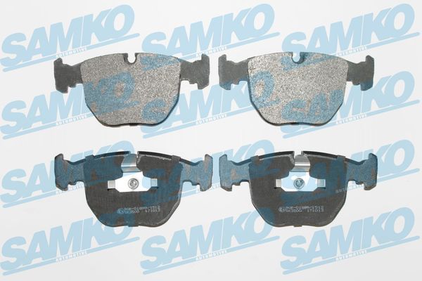 Комплект гальмівних накладок, дискове гальмо SAMKO 5SP771