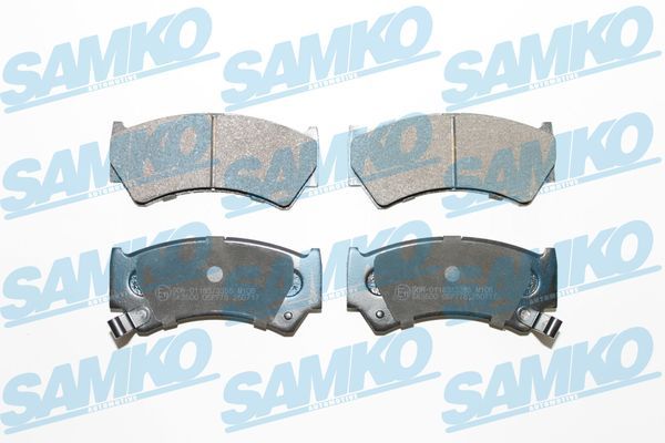 Комплект гальмівних накладок, дискове гальмо SAMKO 5SP778