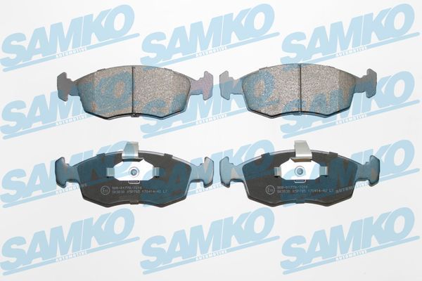 Комплект гальмівних накладок, дискове гальмо SAMKO 5SP785
