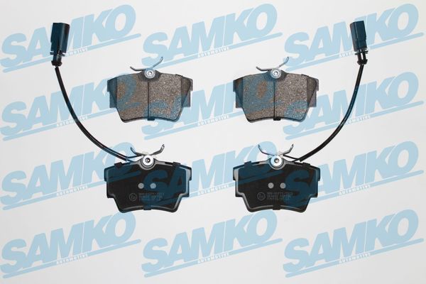 Комплект гальмівних накладок, дискове гальмо SAMKO 5SP786