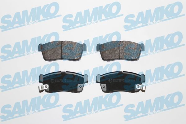 Комплект гальмівних накладок, дискове гальмо SAMKO 5SP796