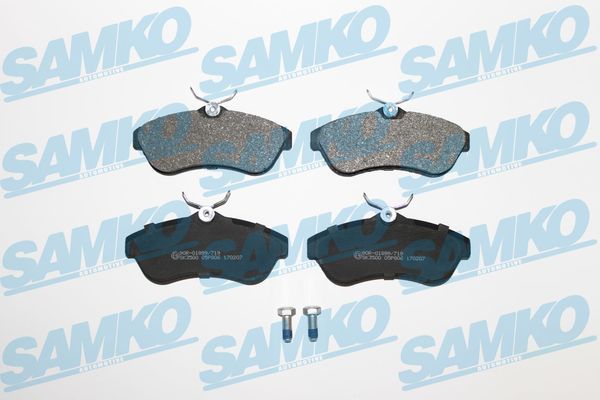 Комплект гальмівних накладок, дискове гальмо SAMKO 5SP806