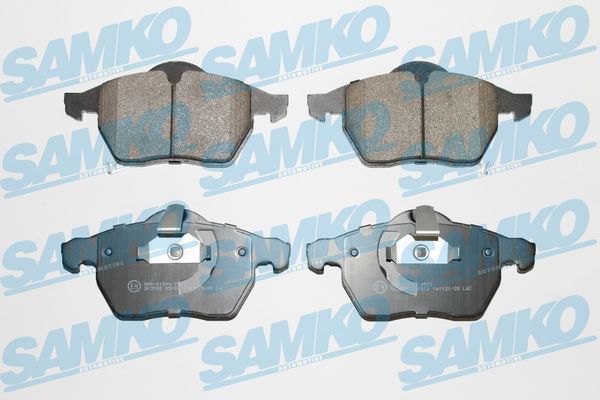 Комплект гальмівних накладок, дискове гальмо SAMKO 5SP812