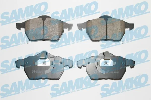 Stabdžių trinkelių rinkinys, diskinis stabdys SAMKO 5SP812