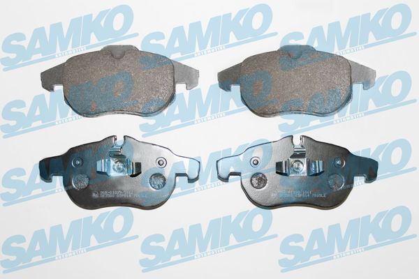 Комплект гальмівних накладок, дискове гальмо SAMKO 5SP814