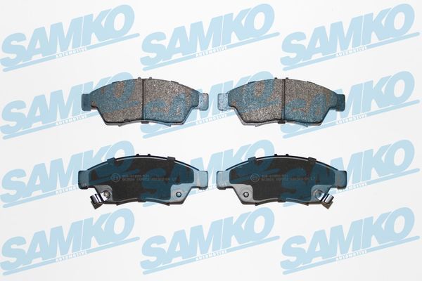 Комплект гальмівних накладок, дискове гальмо SAMKO 5SP852