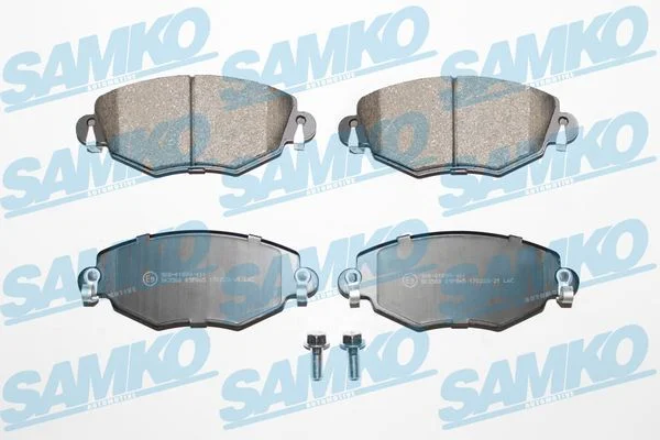 Stabdžių trinkelių rinkinys, diskinis stabdys SAMKO 5SP865