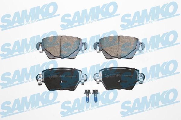 Комплект гальмівних накладок, дискове гальмо SAMKO 5SP897