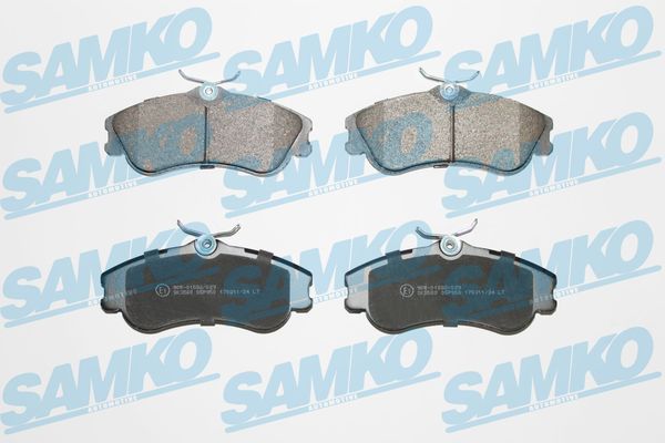 Комплект гальмівних накладок, дискове гальмо SAMKO 5SP950