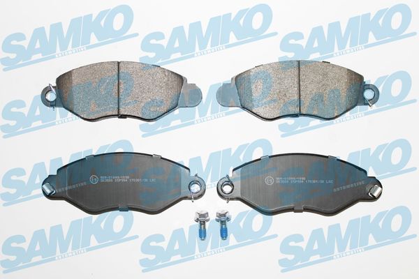 Комплект гальмівних накладок, дискове гальмо SAMKO 5SP994